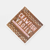 ザリガニの沸騰婚約パーティ スタンダードランチョンナプキン (角)