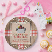 ザリガニの沸騰婚約パーティ ペーパープレート (パーティー)