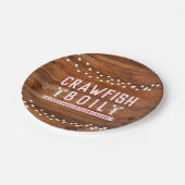 ザリガニの沸騰素朴婚約パーティ ペーパープレート (アングル)