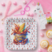 ザリガニの煮沸テーマ ペーパープレート (パーティー)