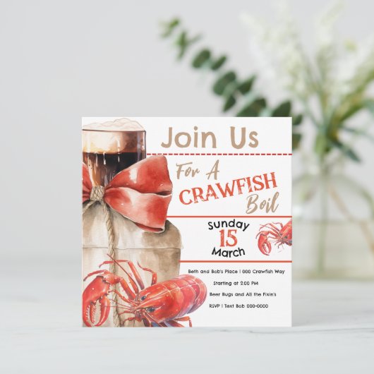 ザリガニの煮沸パーティー 招待状 (スタンド正面)