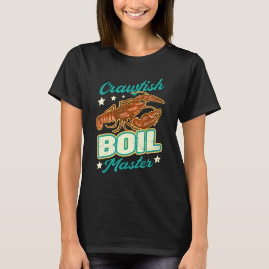 ザリガニの煮沸マスタザリ食べガニの引用文ヴィンテージB Tシャツ (正面)