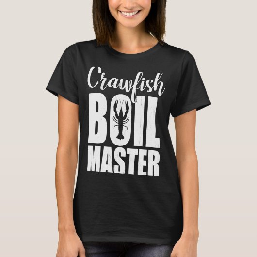 ザリガニの煮沸マスターメンズザリガニの乗組員 Tシャツ (正面)
