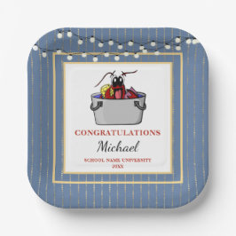 ザリガニの煮沸卒業学校イベント ペーパープレート