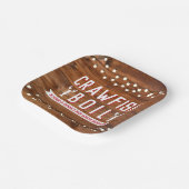 ザリガニの煮沸卒業懇親会ロブスター 素朴 ペーパープレート (傾斜あり)