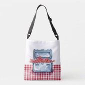 ザリガニの究極の沸騰：南部の伝統 クロスボディバッグ (裏面)