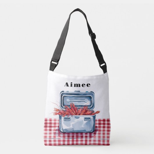 ザリガニの究極の沸騰：南部の伝統 クロスボディバッグ (正面)