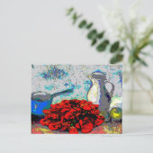 ザリガニの静物画、フォヴィス ポストカード (スタンド正面)