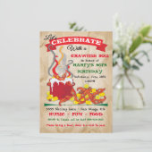 ザリガニは招待状をくしゃくしゃに紙で煮る 招待状 (スタンド正面)