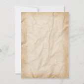 ザリガニは招待状をくしゃくしゃに紙で煮る 招待状 (裏面)