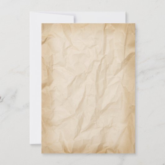 ザリガニは招待状をくしゃくしゃに紙で煮る 招待状 (裏面)