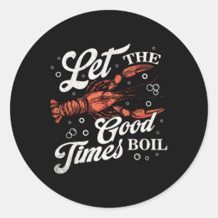 ザリガニを良い時期に煮おもしろいてマルディを煮る ラウンドシール