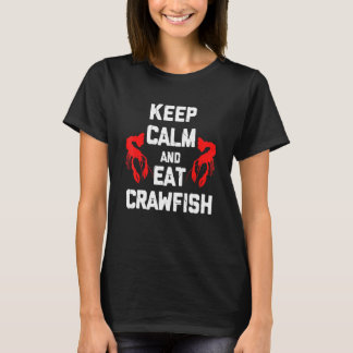 ザリガニザリガニCrawdad Mudbugケージャンシーフーを沸騰 Tシャツ