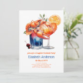 ザリガニパーティーとドリンク 招待状 (スタンド正面)