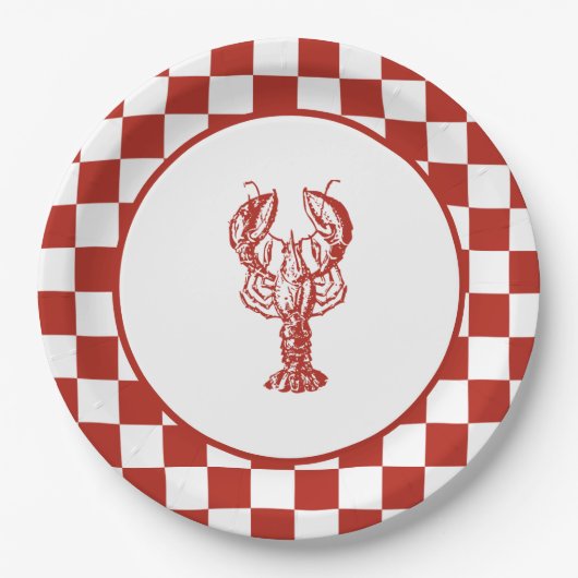 ザリガニロブスター ペーパープレート (正面)