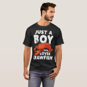 ザリガニ大好き少年 Tシャツ (正面フル)