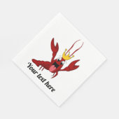 ザリガニ年間家族懇親会パーティー スタンダードランチョンナプキン (角)