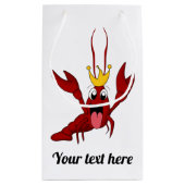 ザリガニ年間家族懇親会パーティー スモールペーパーバッグ (裏面)