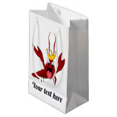 ザリガニ年間家族懇親会パーティー スモールペーパーバッグ (正面アングル)