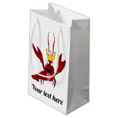 ザリガニ年間家族懇親会パーティー スモールペーパーバッグ (裏面アングル)