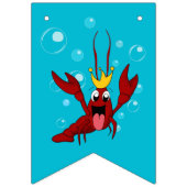 ザリガニ年間家族懇親会パーティー バンティングフラッグ (第1の旗)