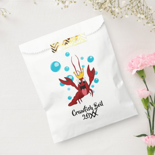 ザリガニ年間家族懇親会パーティー フェイバーバッグ (封をした状態)