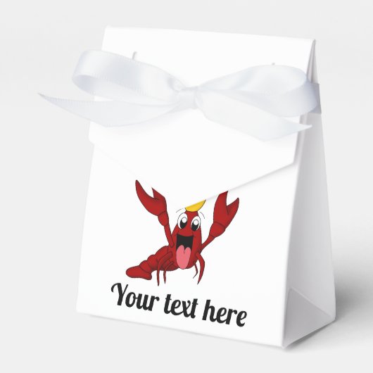 ザリガニ年間家族懇親会パーティー フェイバーボックス (正面サイド)