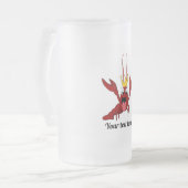 ザリガニ年間家族懇親会パーティー フロストグラスビールジョッキ (正面左)