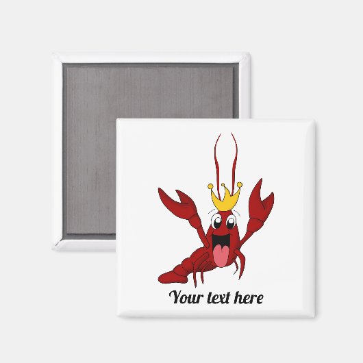 ザリガニ年間家族懇親会パーティー マグネット (正面/裏面)