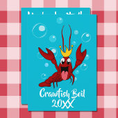 ザリガニ年間家族懇親会パーティー 招待状