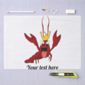 ザリガニ年間家族懇親会パーティー 薄葉紙 (クラフト)