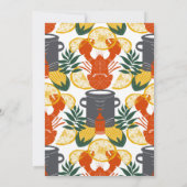 ザリガニ招待状を煮沸 – ケージャンをゲット！ 招待状 (裏面)