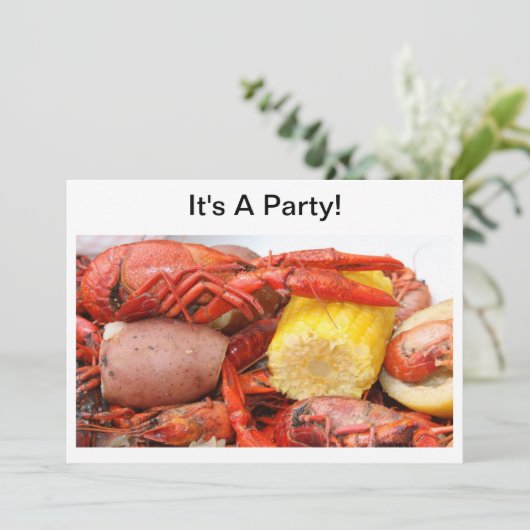 ザリガニ招待 招待状 (スタンド正面)