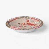 ザリガニ煮沸ロブスター卒業素朴会 ペーパーボウル (傾斜あり)