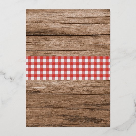 ザリガニ煮沸ロブスター卒業素朴会 箔招待状 (裏面)