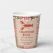 ザリガニ煮沸ロブスター卒業素朴会 紙コップ (裏面)