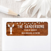 ザリガニ煮沸卒業懇親会パーティー ラベル (インサイチュ)