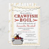 ザリガニ煮沸学校卒業パーティー 招待状 (正面/裏面)