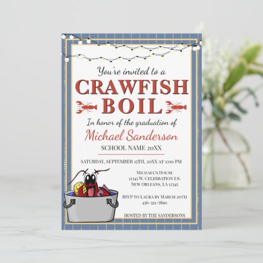 ザリガニ煮沸特別イベント学校卒業 招待状 (スタンド正面)