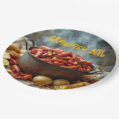 ザリガニ煮沸紙プレート ペーパープレート (アングル)