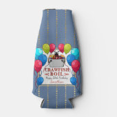 ザリガニ煮沸誕生日シーフードパーティー ボトルクーラー (正面)