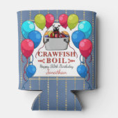 ザリガニ煮沸誕生日シーフードパーティー 缶クーラー (裏面)