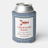 ザリガニ煮魚青卒業パーティー 缶クーラー (缶裏面)