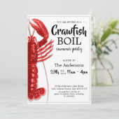 ザリガニ白黒夏パーティー 招待状 (スタンド正面)