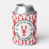 ザリガニ科ボイルパーソナライズされたパーティー 缶クーラー (缶正面)