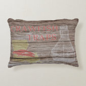 ザリガニ素朴の罠の看板アクセント枕 アクセントクッション (正面)