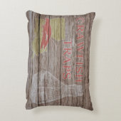 ザリガニ素朴の罠の看板アクセント枕 アクセントクッション (裏面(縦))