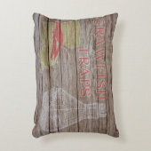 ザリガニ素朴の罠の看板アクセント枕 アクセントクッション (正面(垂直))