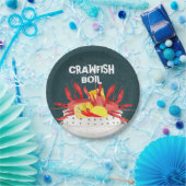 ザリガニ魚介類の夏のパーティー ペーパープレート (パーティー)