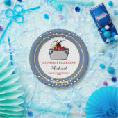 ザリガニ魚介類ボイルブルー卒業パーティー ペーパープレート (パーティー)